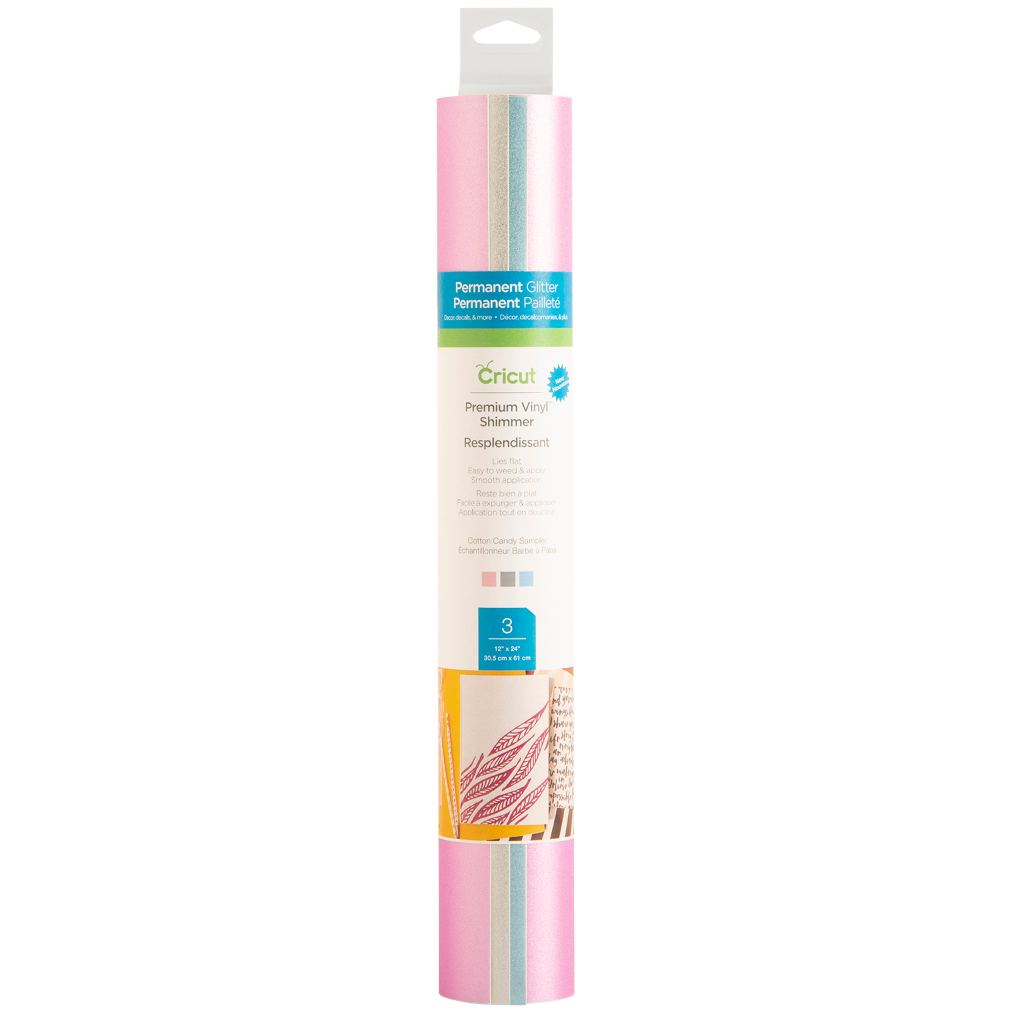 Cricut® Premium Vinyl™ Shimmer Cotton Candy Sampler